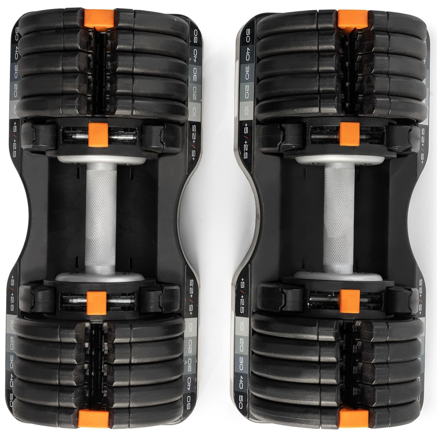 The Iron Dad Adjustable Dumbbell Set (Pair) 10–55 lb / 5–25 kg — 15 Settings + Storage Tray
