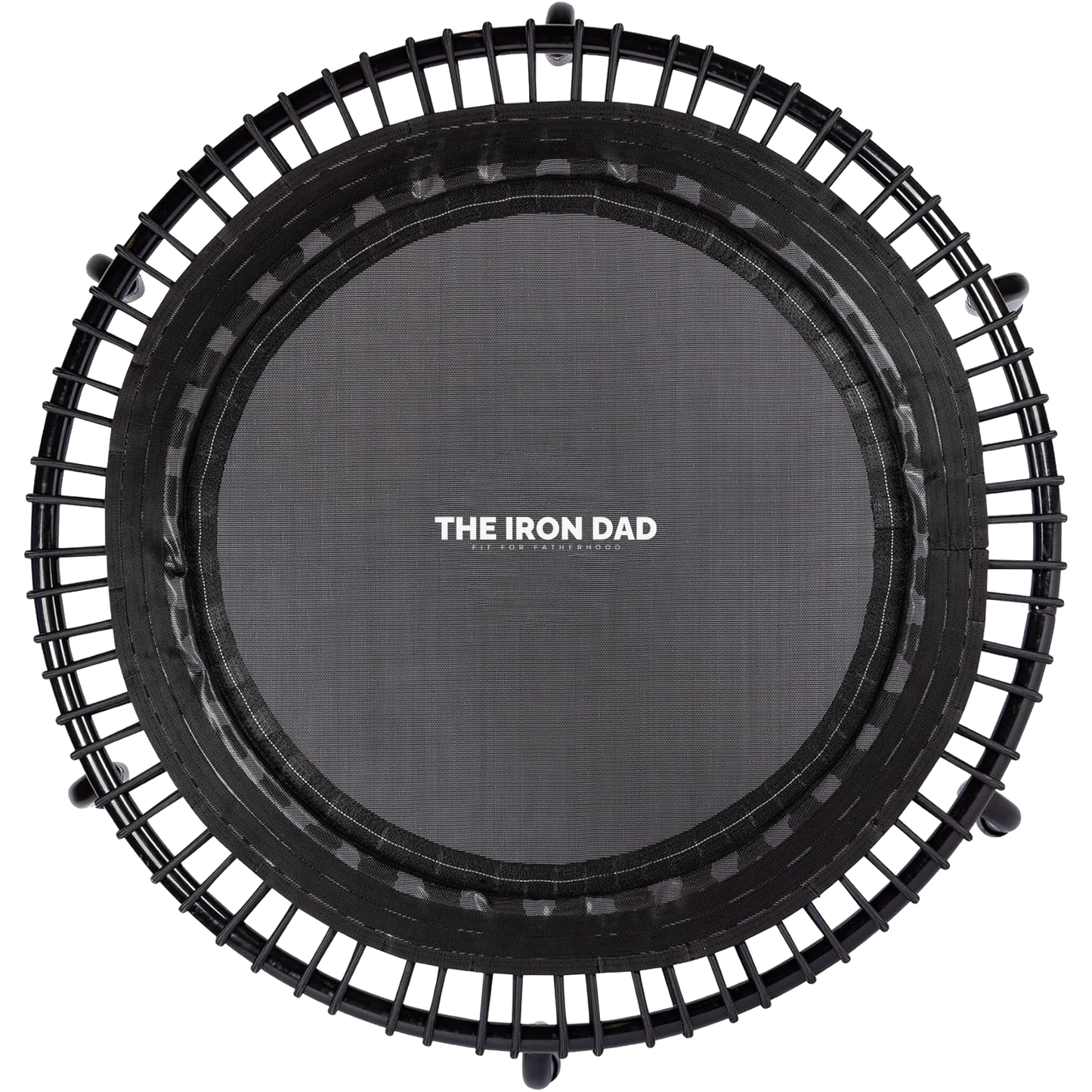 The Iron Dad 44” Pro Fitness Rebounder Trampoline — Adjustable Firmness (Firm/Extra-Firm)