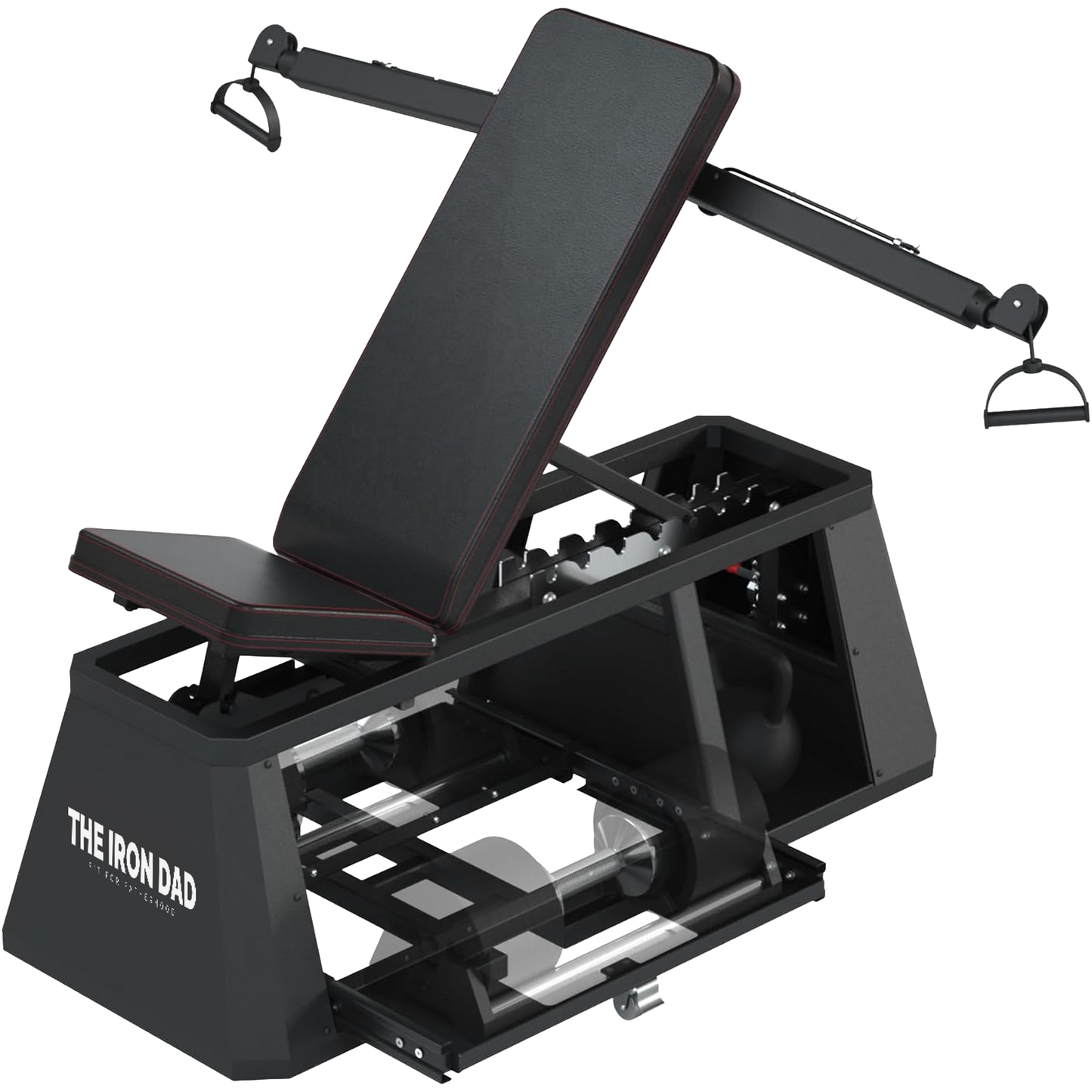 The Iron Dad 4 in 1 Adjustable Storage Bench