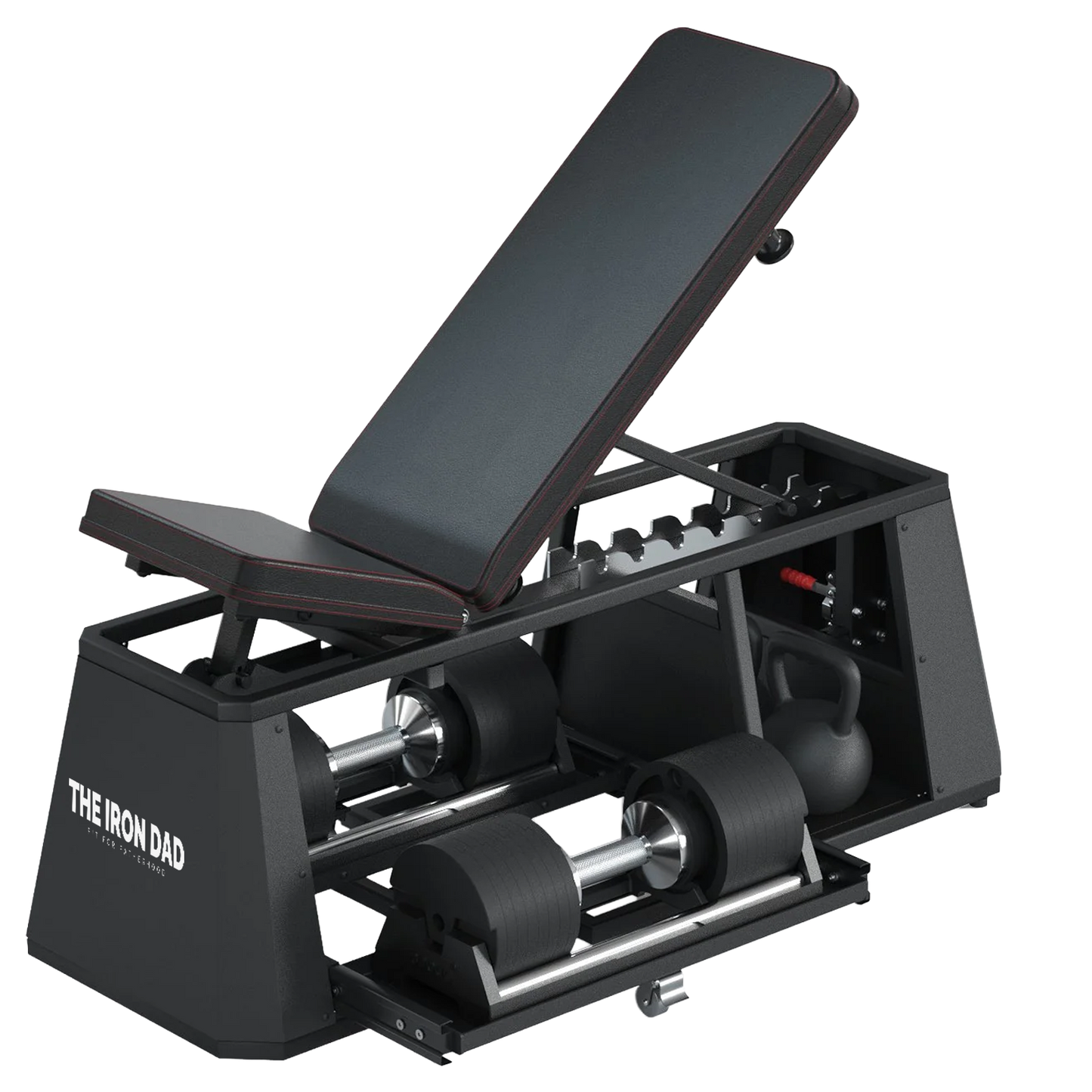 The Iron Dad 4 in 1 Adjustable Storage Bench