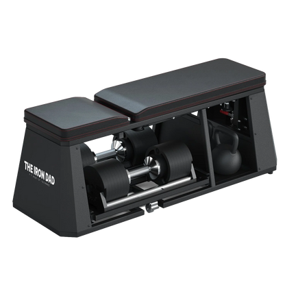 The Iron Dad 4 in 1 Adjustable Storage Bench